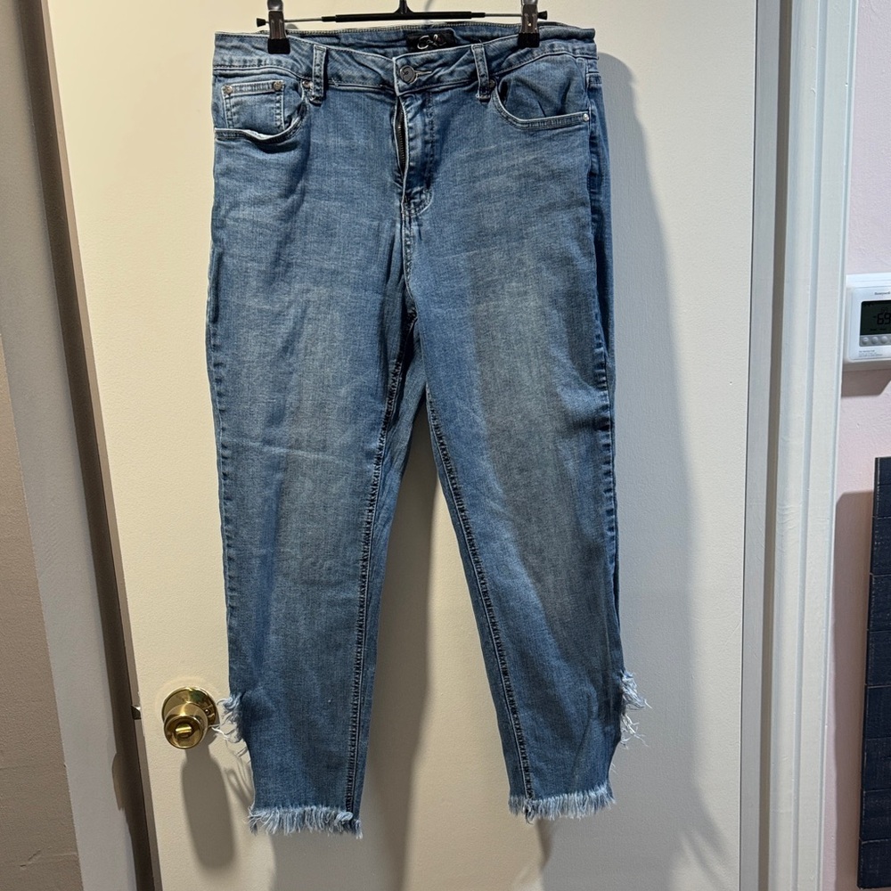 Earl Jeans Light Blue Cropped Denim